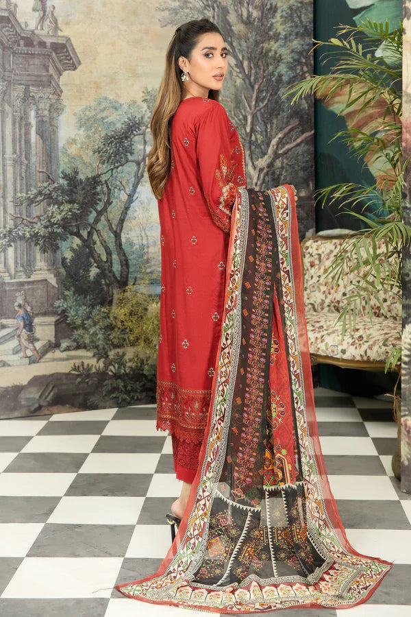 JOHRA EMBROIDERED 3 PIECE LADIES SUIT