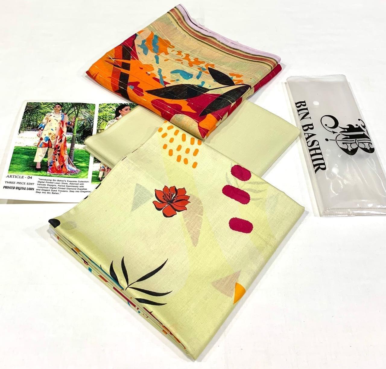 BONANZA PRINTED 3 PIECE WITH DIAMOND DUBBATA