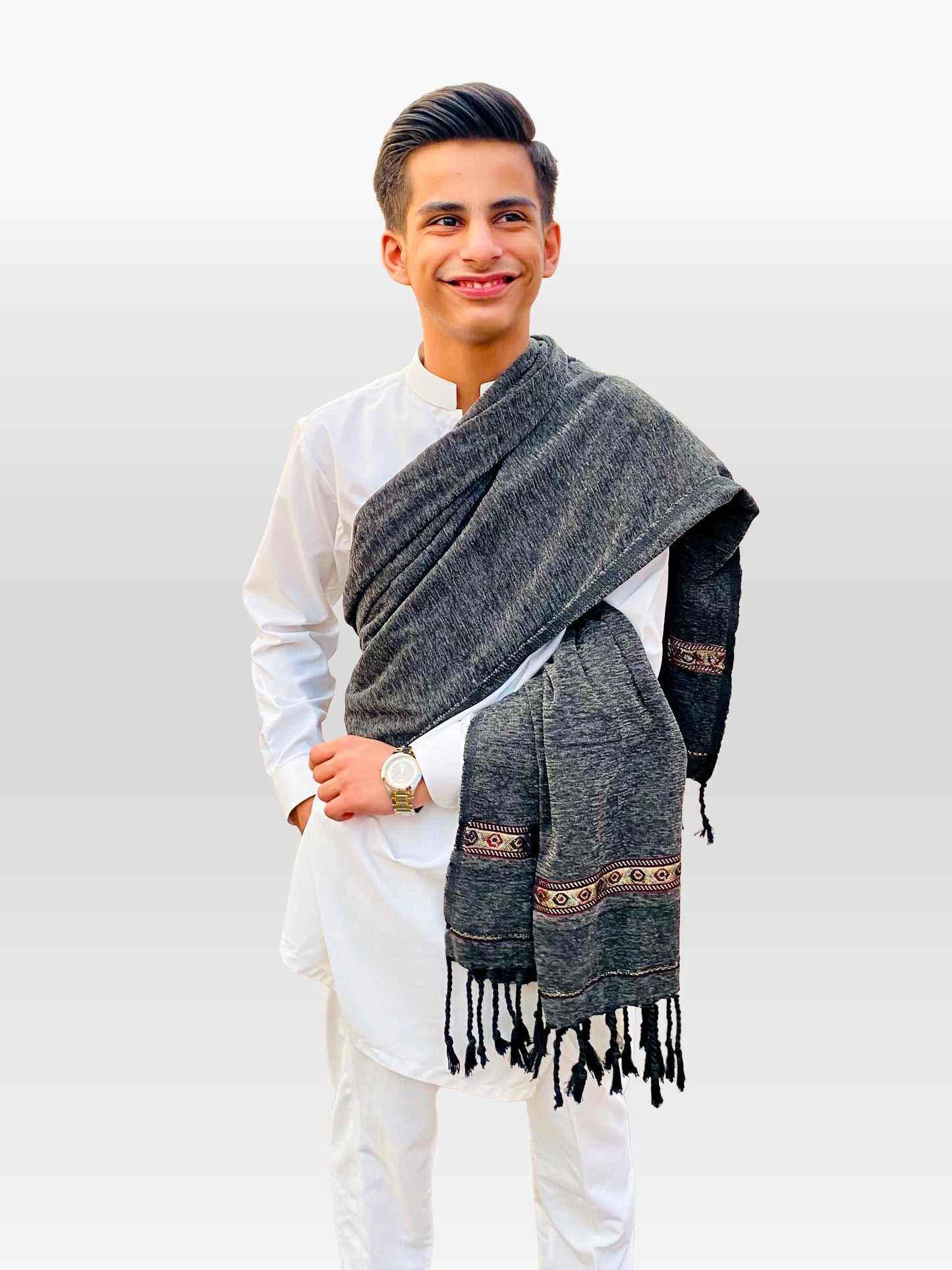 Gray Color (Kids shawl)