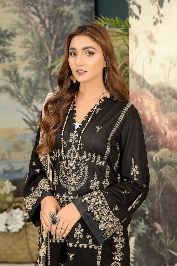 JOHRA EMBROIDERED 3 PIECE LADIES SUIT