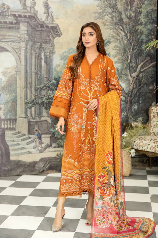 JOHRA EMBROIDERED 3 PIECE LADIES SUIT