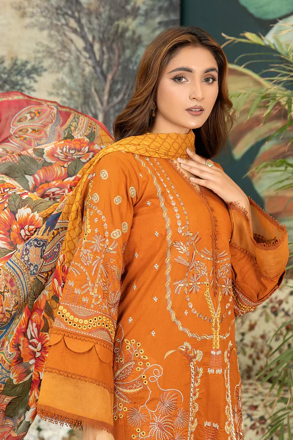 JOHRA EMBROIDERED 3 PIECE LADIES SUIT