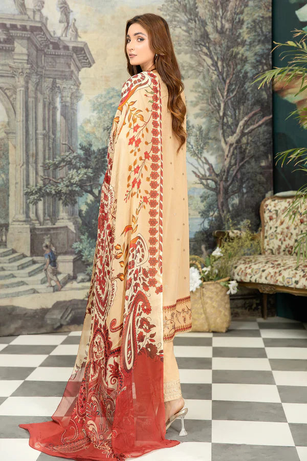 JOHRA EMBROIDERED 3 PIECE LADIES SUIT