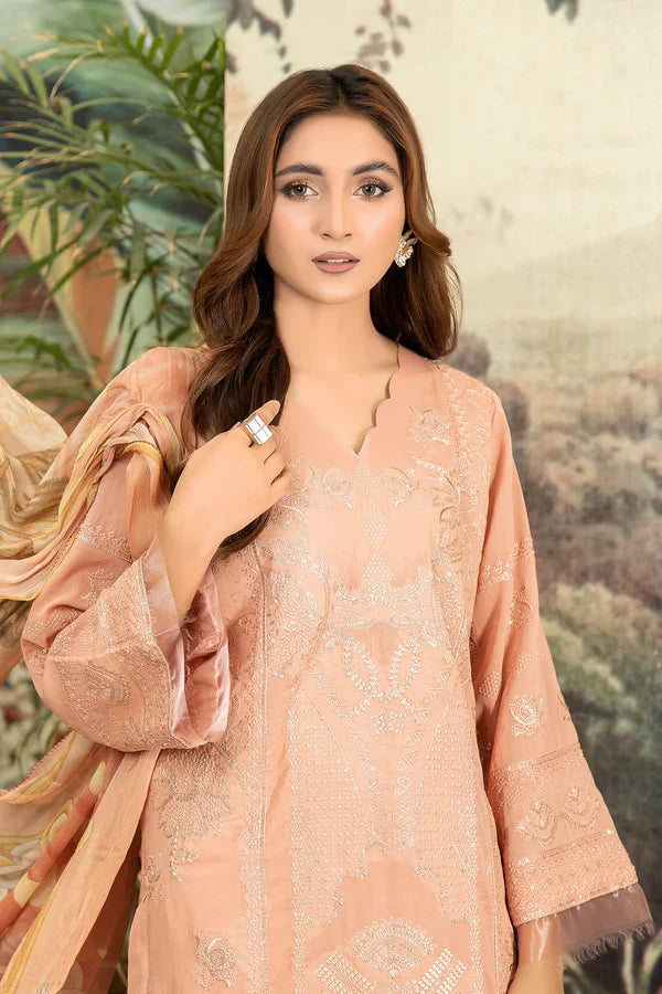 JOHRA EMBROIDERED 3 PIECE LADIES SUIT