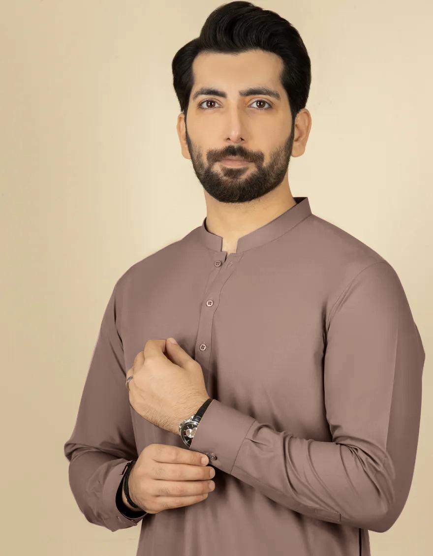 ( BROWN SHADE)  Unstitched Men's Suit