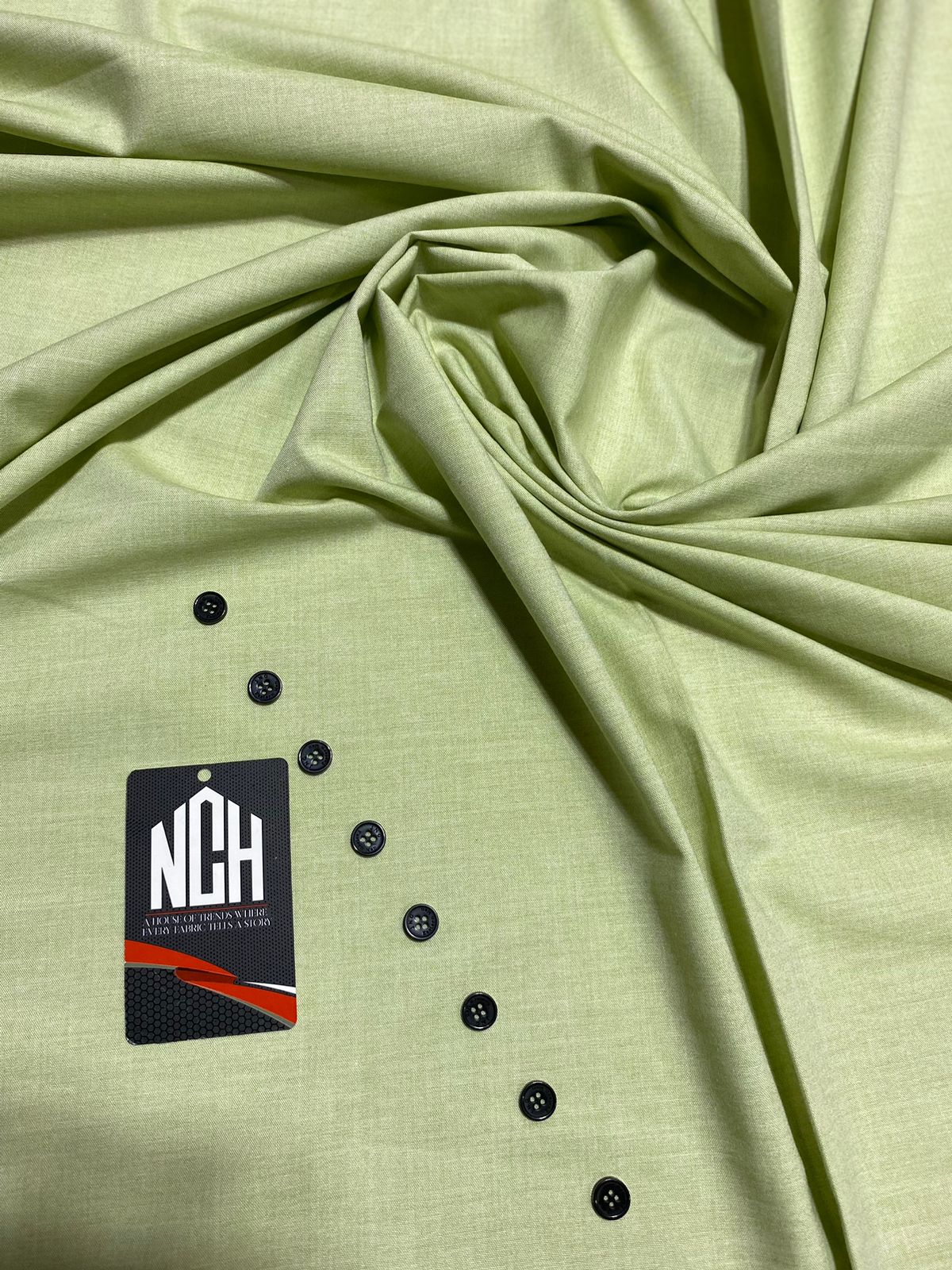 APPLE GREEN SHADE |  WOOL UNSTITCHED MEN SUIT