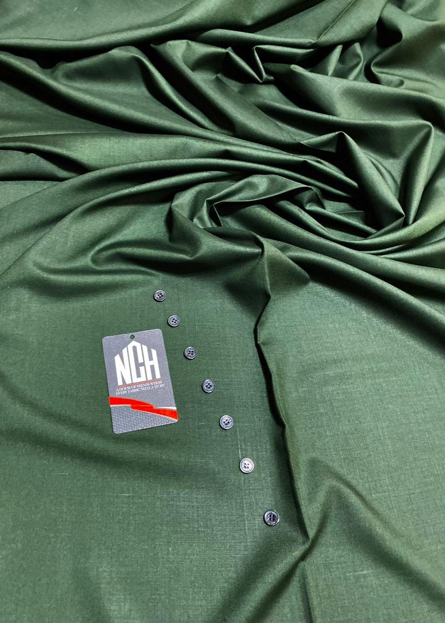 (GREEN SHADE)  Unstitched Men's Suit