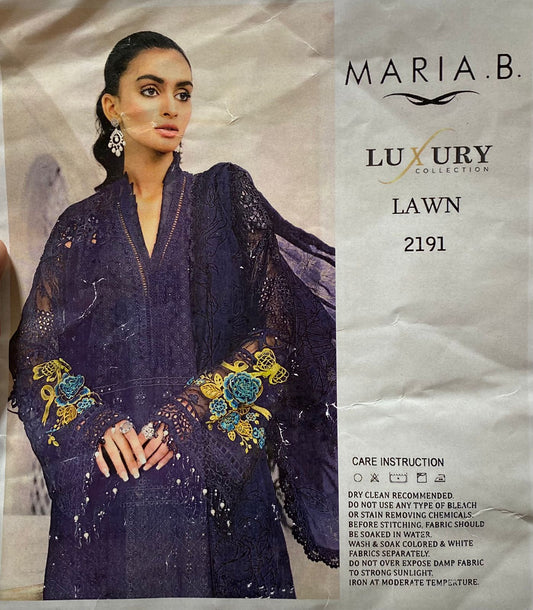 MARIA B . FULL EMBROIDERED 3 PIECE