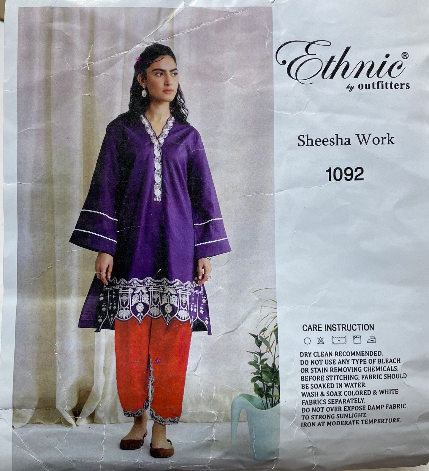 ETHNIC . FULL EMBROIDERED 3 PIECE