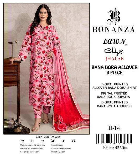 Bonanza Jhalak 3pc (D-14)