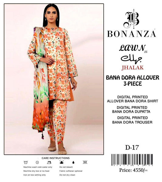 Bonanza Jhalak 3pc (D-17)
