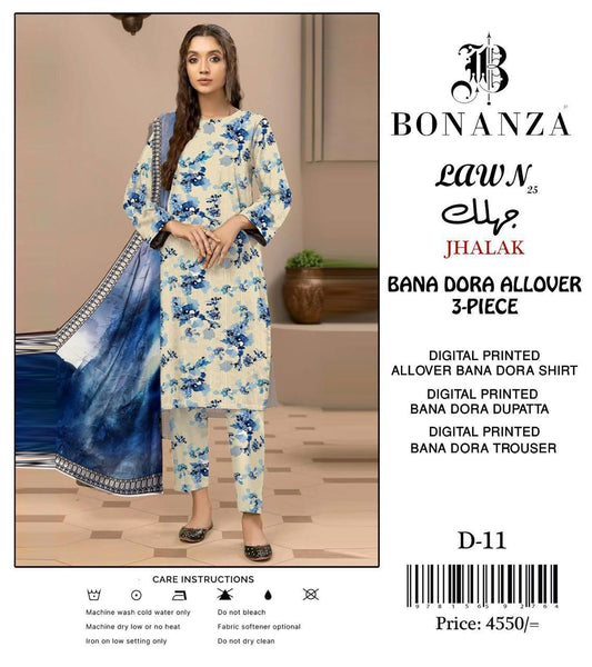 Bonanza Jhalak 3pc (D-11)