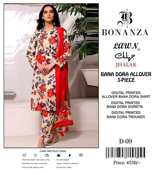 Bonanza Jhalak 3pc (D-09)