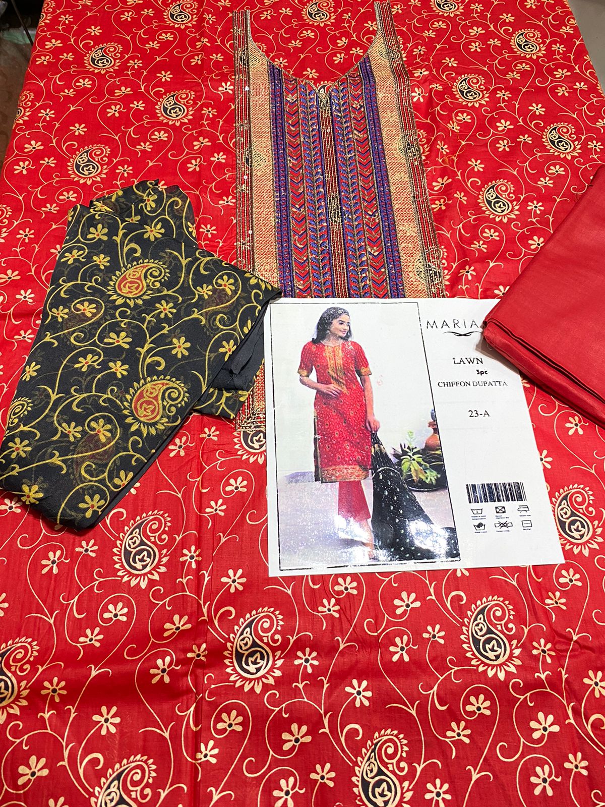 MARIA B . Lawn 3pc